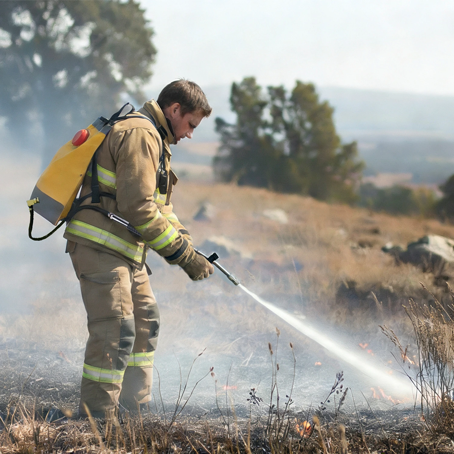 Mochila de extinci&oacute;n de incendios de 20 litros para bosques y tierras silvestres