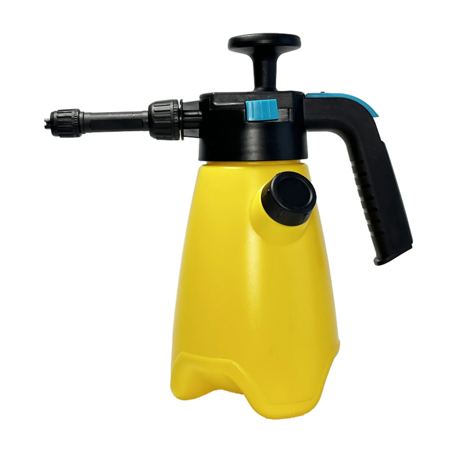 Pulverizador de espuma de 1,5 l, pulverizador con bomba de espuma de mano para lavado de coches, pulverizador a presi&oacute;n con 2 boquillas para limpieza del hogar y riego