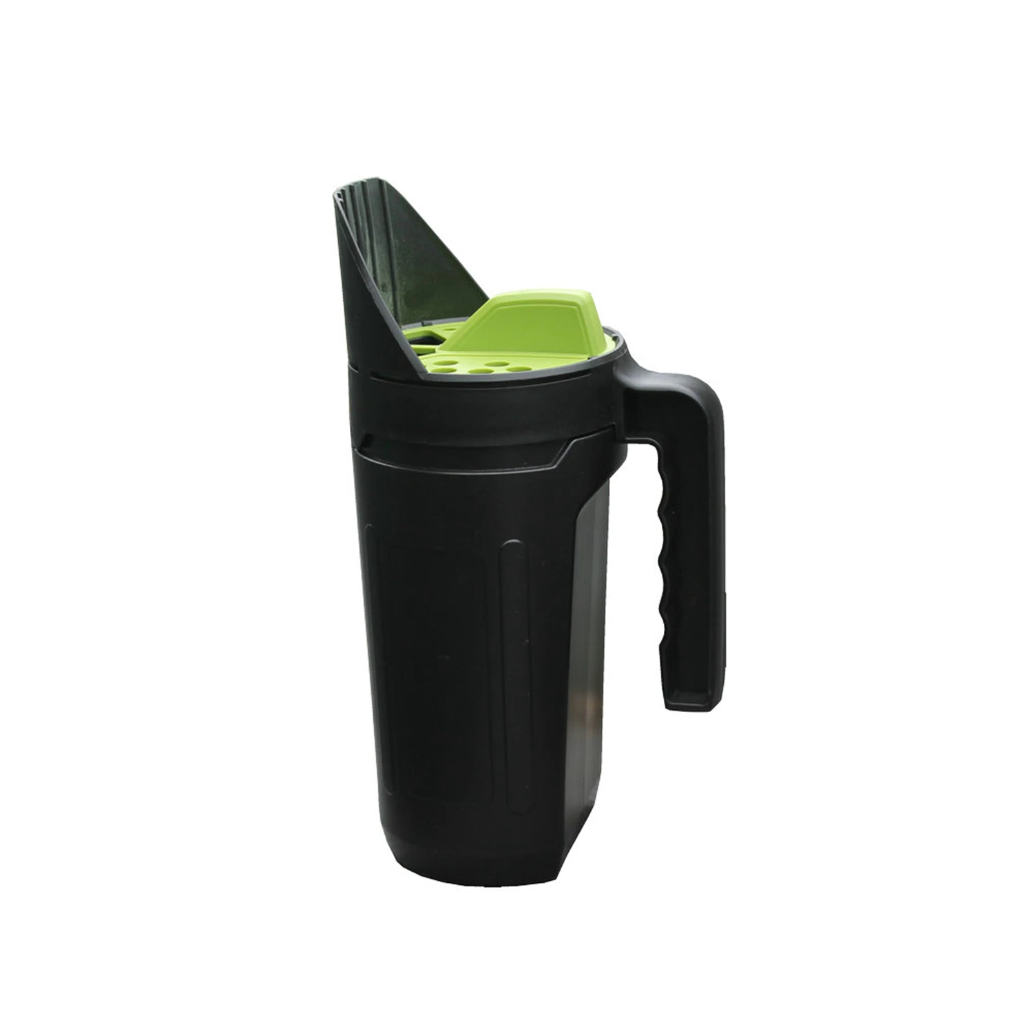 Botella esparcidora de mano de 2,5 l con orificios ajustables para semillas de c&eacute;sped, esparcidor de alimentaci&oacute;n y hierba derretida con hielo