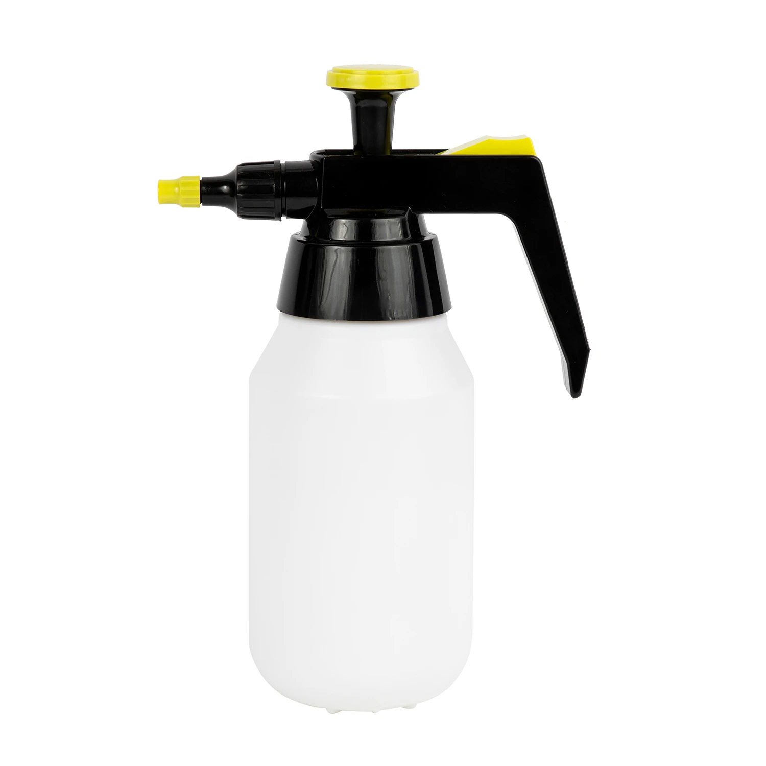 Pulverizador a presi&oacute;n de disolvente Industrial de 1L con boquilla ajustable para el mantenimiento Industrial del cuidado del coche (amarillo)