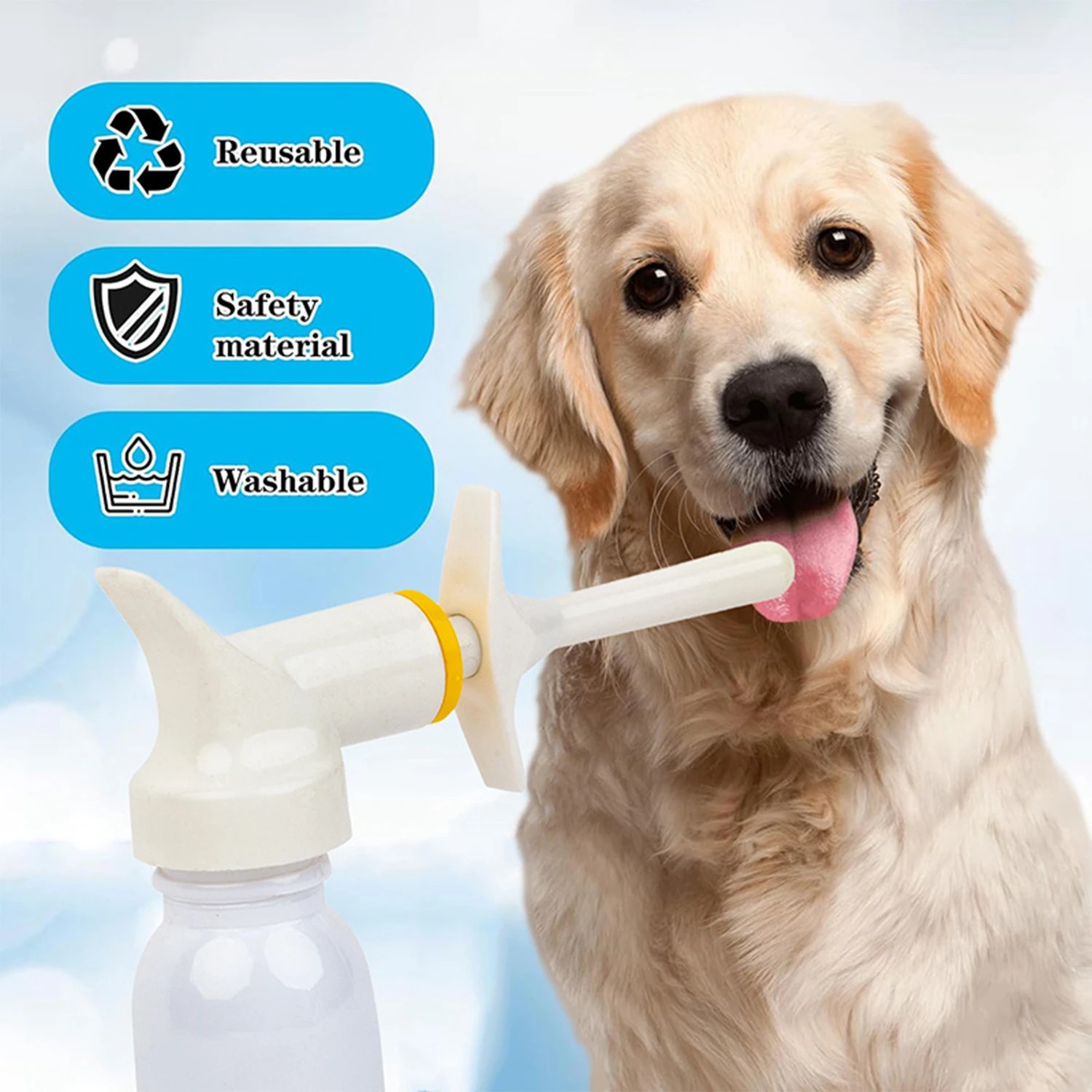 Dispensador veterinario de dosificaci&oacute;n de 1ML, disparador de bomba de alimentador l&iacute;quido para animales y mascotas