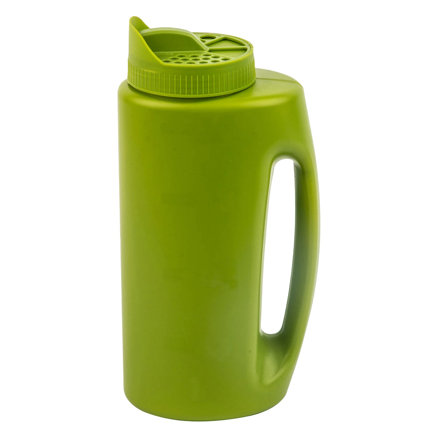Botella esparcidora de mano de 2L con tama&ntilde;os de apertura ajustables para semillas de c&eacute;sped, esparcidor de alimentaci&oacute;n y hierba derretida con hielo
