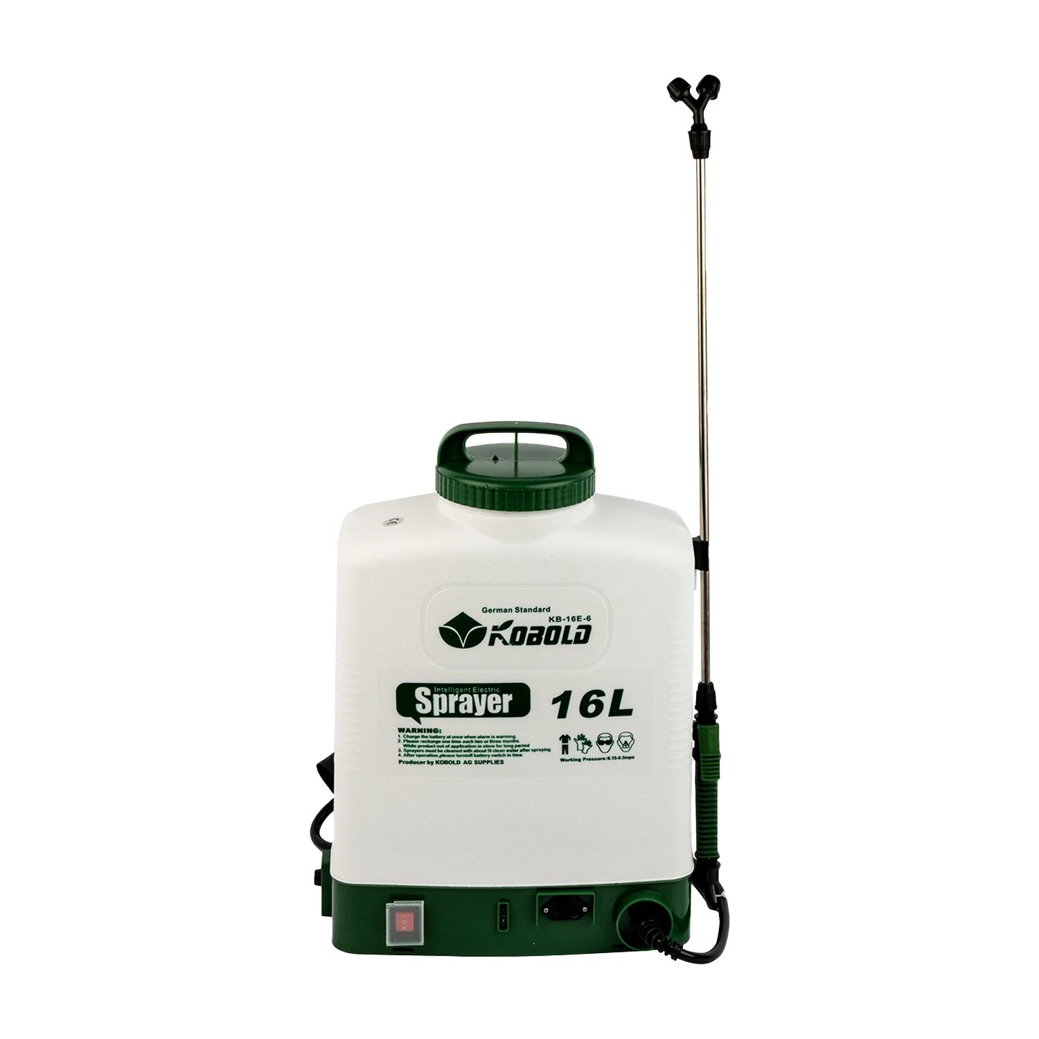 Kobold-pulverizador de mochila el&eacute;ctrico de 16L, pulverizador con bater&iacute;a recargable para agricultura, desinfecci&oacute;n de c&eacute;sped y jard&iacute;n