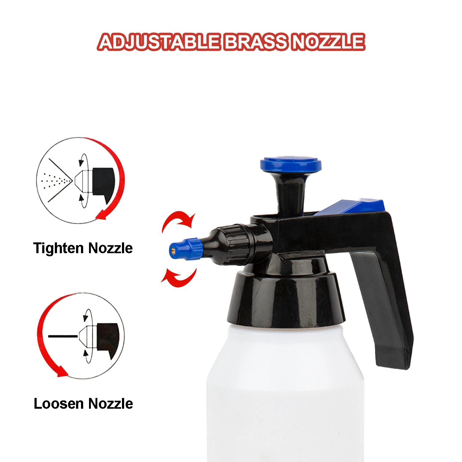 Rociador de solvente de 1,5 l con boquilla de pl&aacute;stico para mantenimiento industrial del cuidado del autom&oacute;vil
