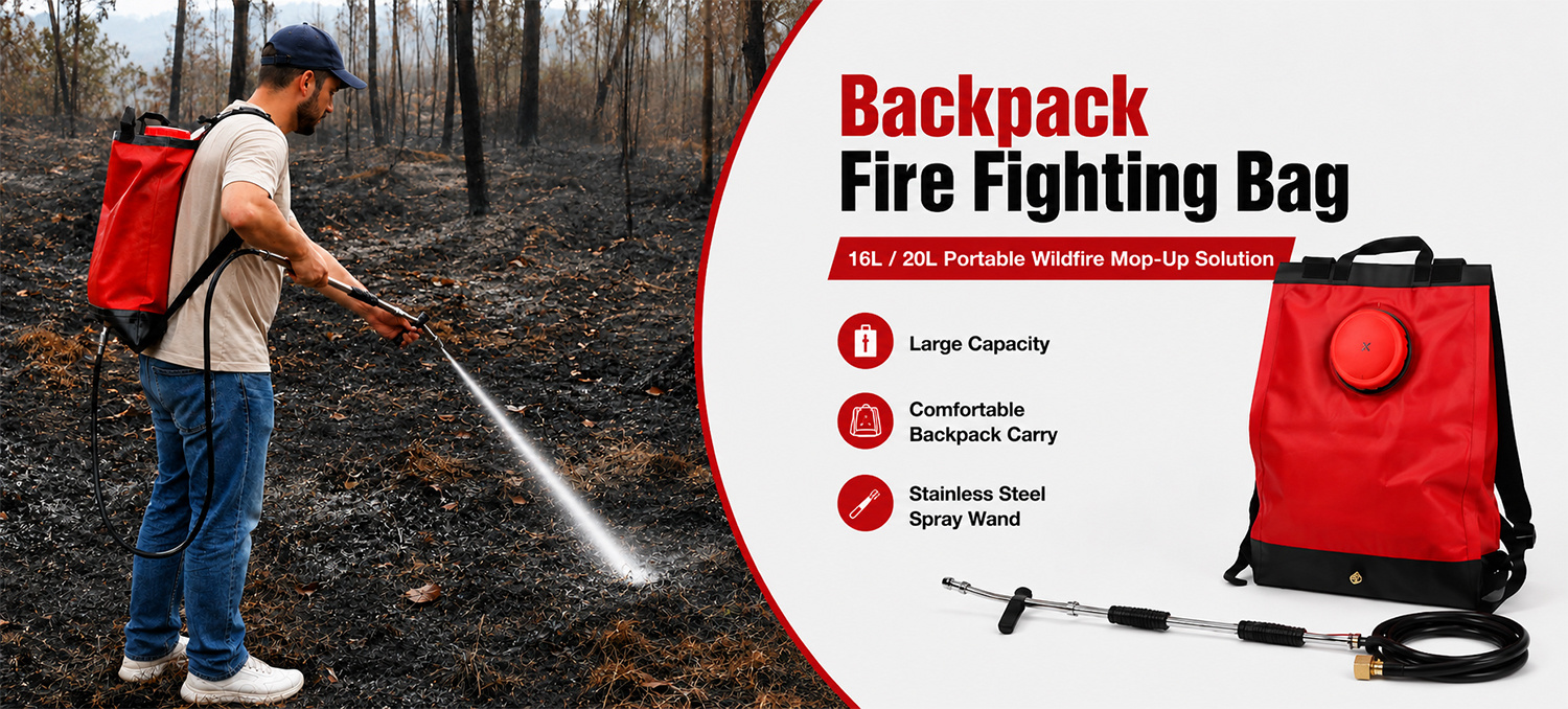 Bolso portátil de la lucha contra incendios de la mochila 20L con el cojín acolchado para el control de incendios forestales