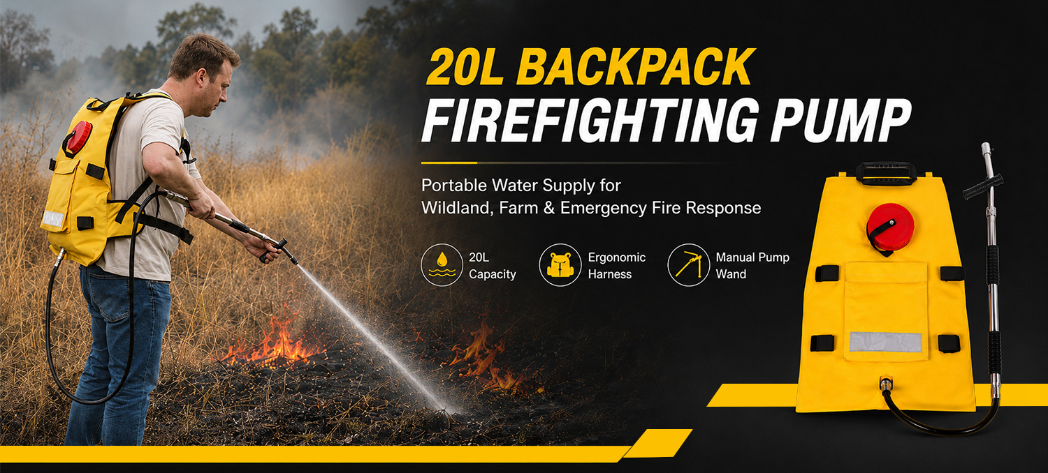 Bomba contra incendios de mochila de 20 litros para extinción de incendios forestales y uso de emergencia