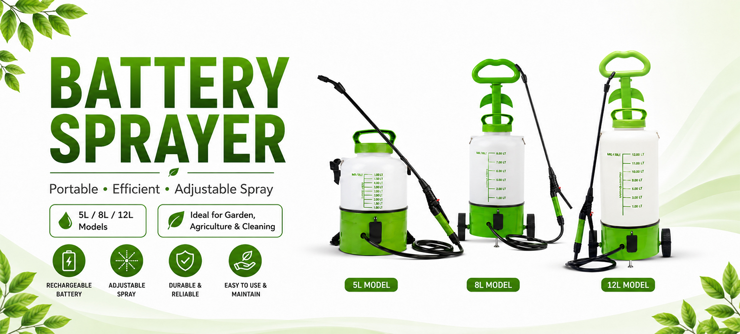 Rociador de batería portátil de 5L para jardín de césped agrícola