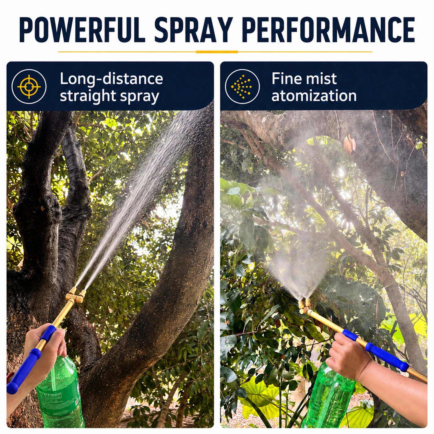 Pulverizador Flit de doble boquilla extendido para control de plagas en jardiner&iacute;a y limpieza ligera