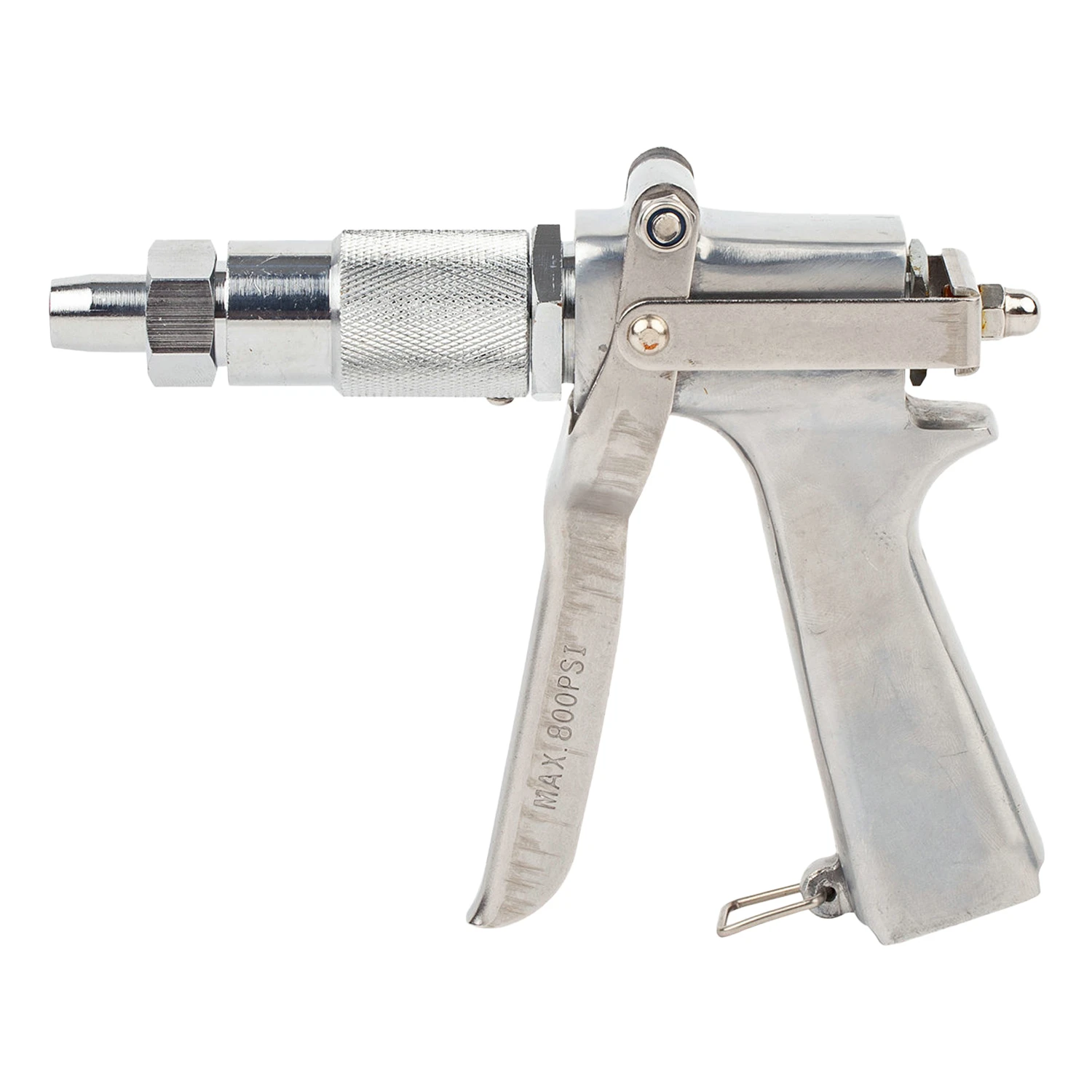 Pistola pulverizadora de aluminio de 800 PSI con patrones de pulverizaci&oacute;n ajustables para regar plantas, lavar coches, combatir incendios forestales